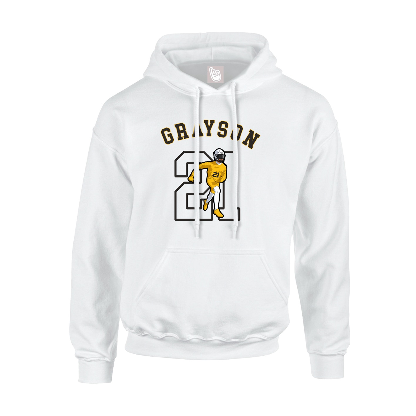 Hoodie — Shirsey Arch in White