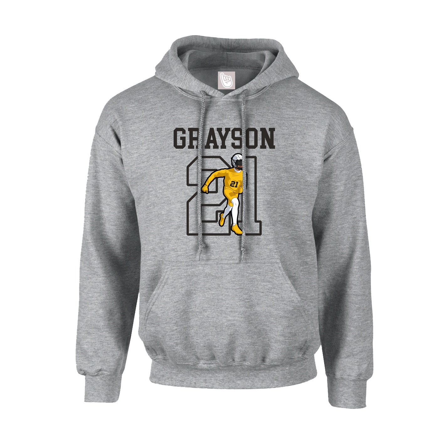 Hoodie — Shirsey in Grey