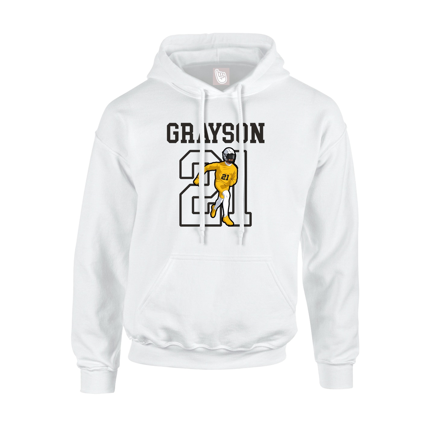 Youth Hoodie — Shirsey in White