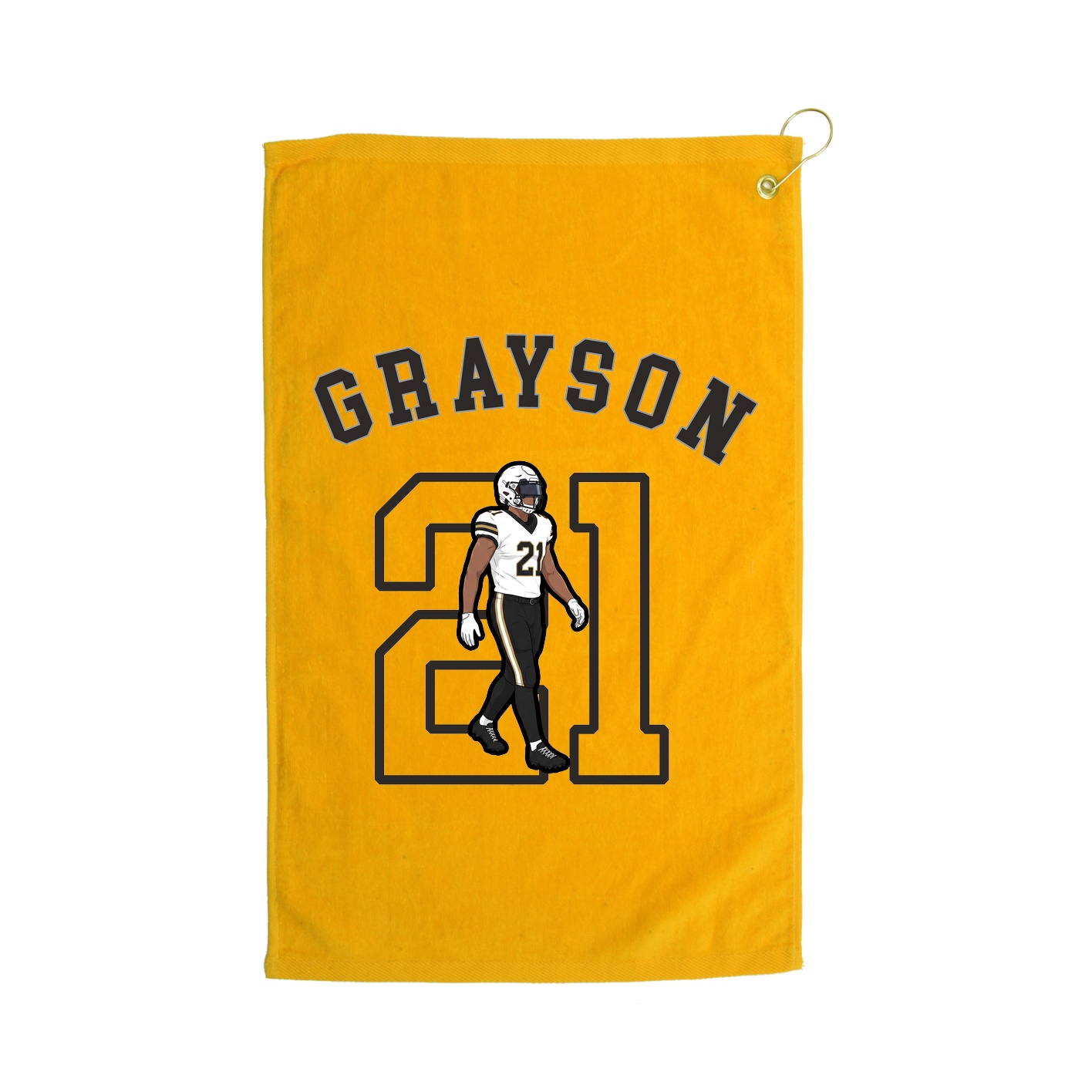Golf Towel — Shirsey Arch in Gold