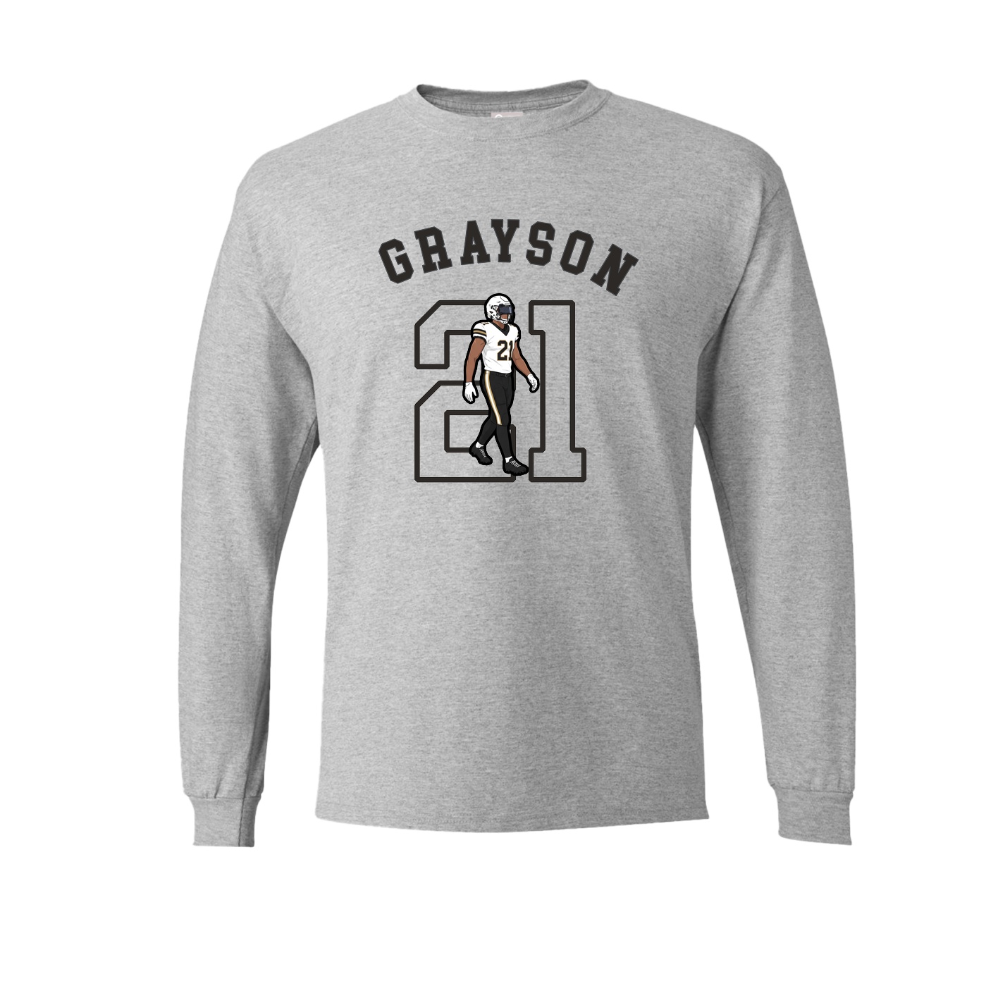 Long Sleeve Tee — Shirsey Arch in Grey