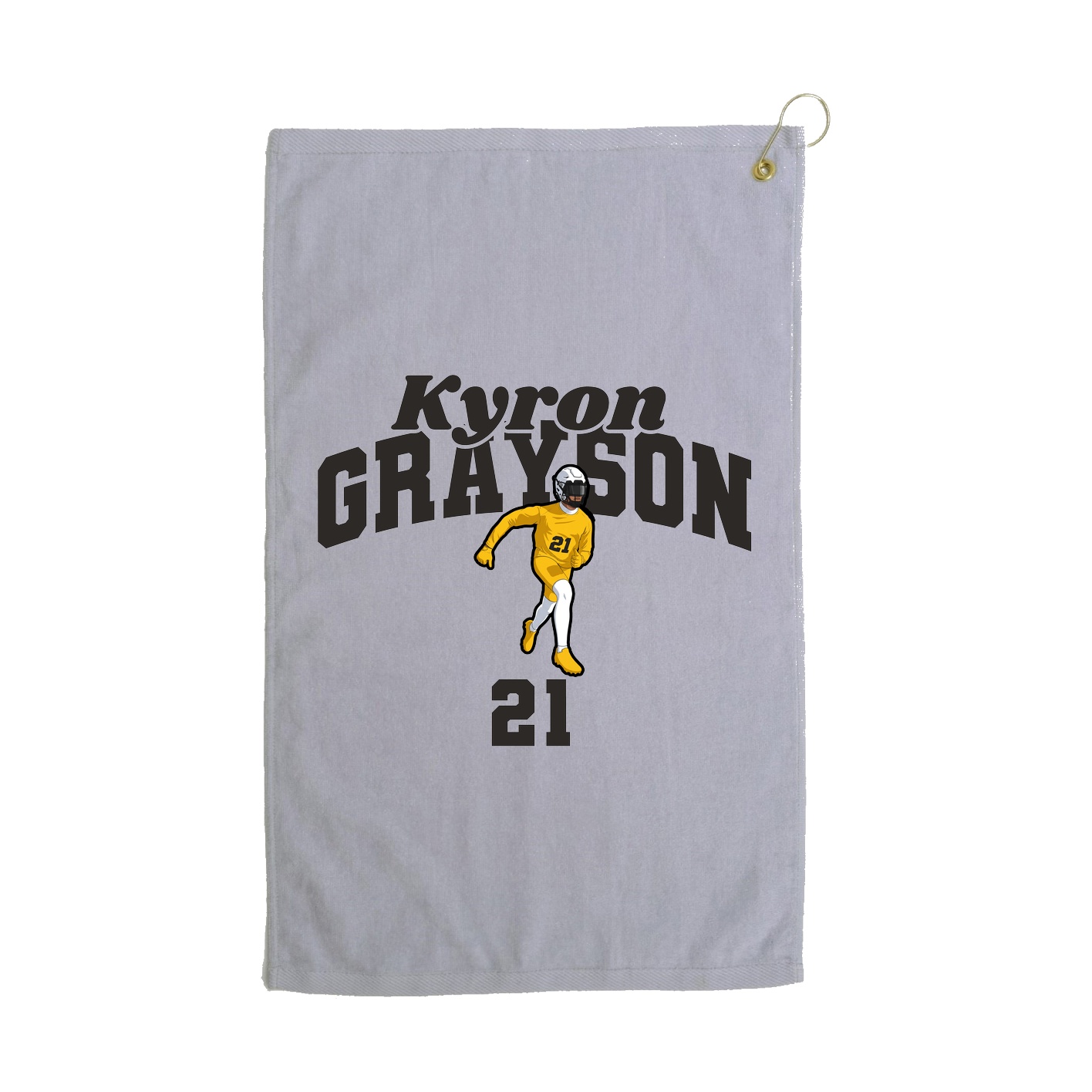 Golf Towel — Signature Arch in Grey