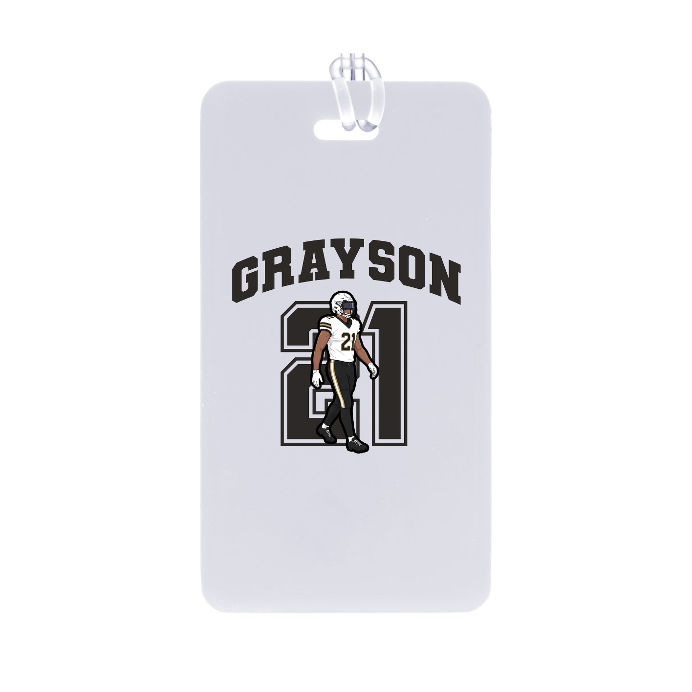 Bag Tag — Number in Classic