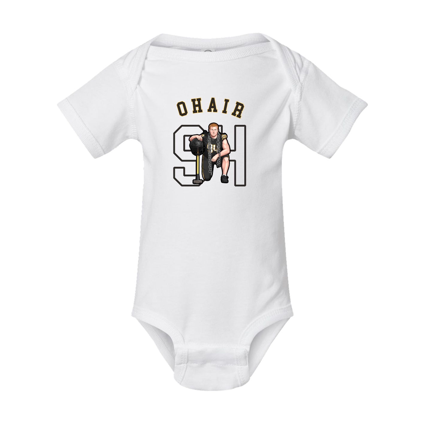 Baby Onesie — Shirsey Arch in White