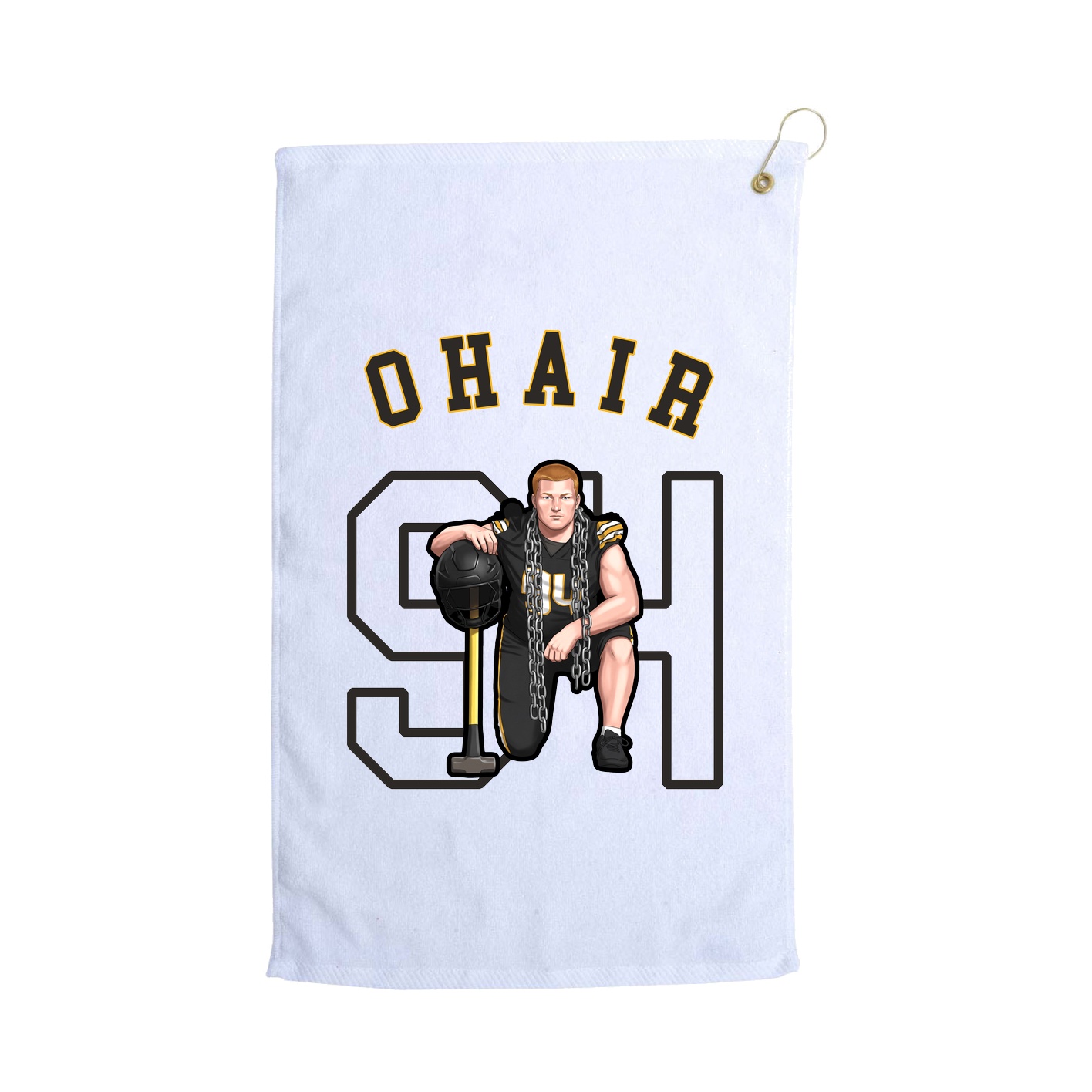 Golf Towel — Shirsey Arch in White