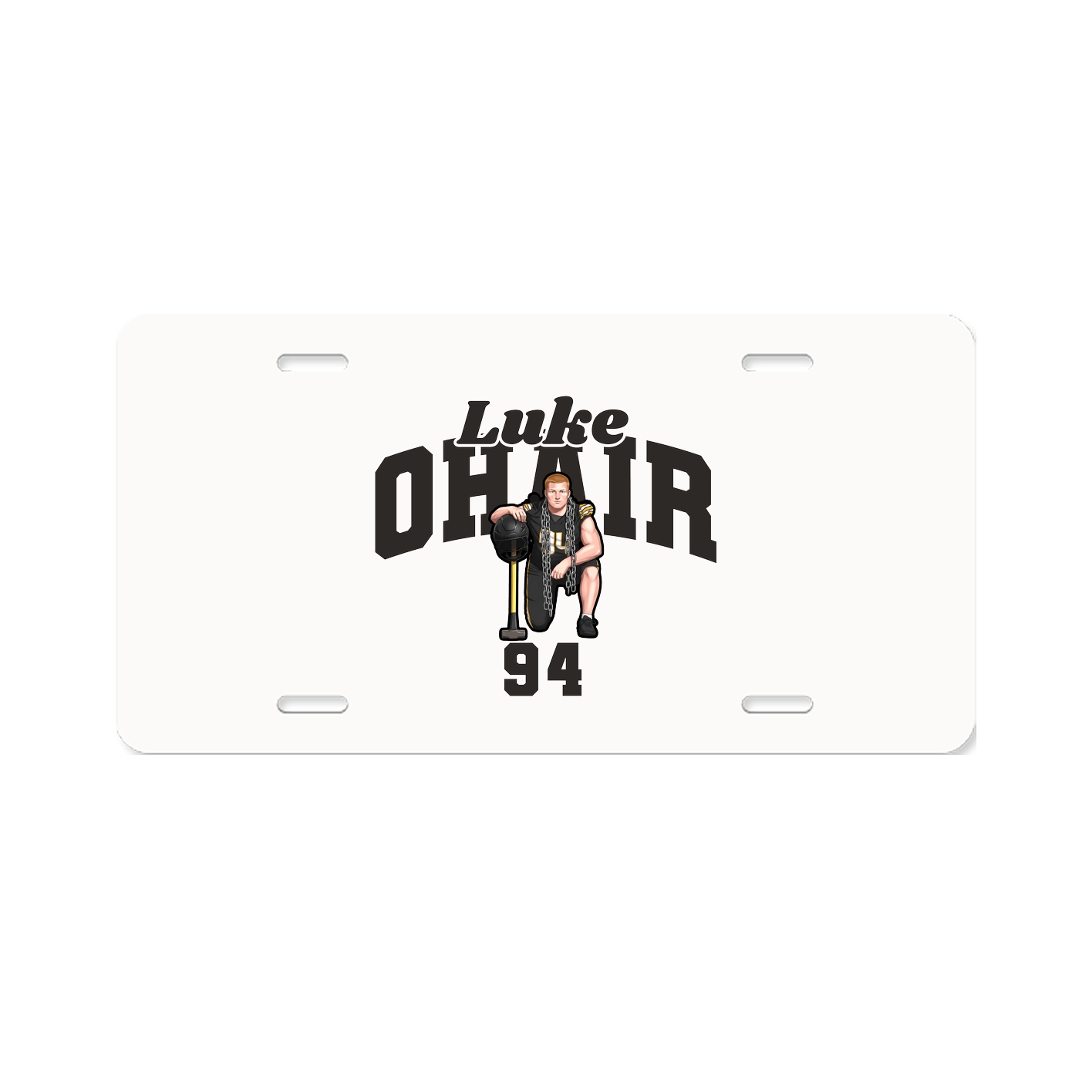 License Plate — Signature Arch in Classic