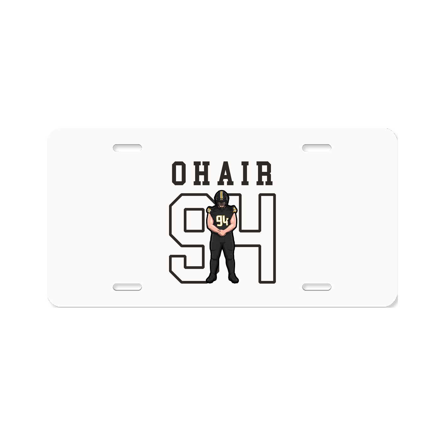 License Plate — Shirsey in Classic