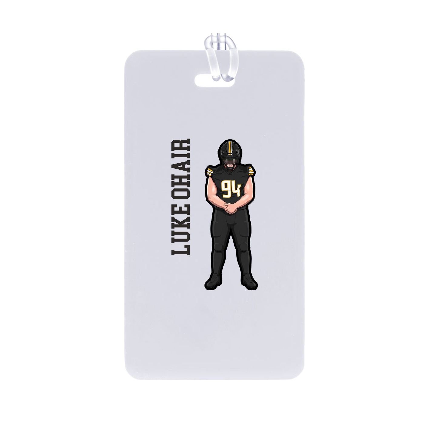 Bag Tag — Name Vertical in Classic