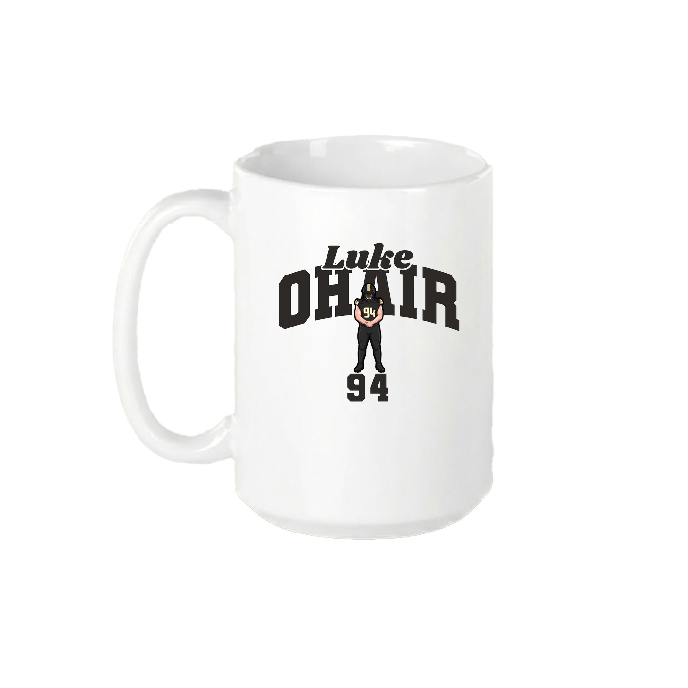 15oz Coffee Mug — Signature Arch in White