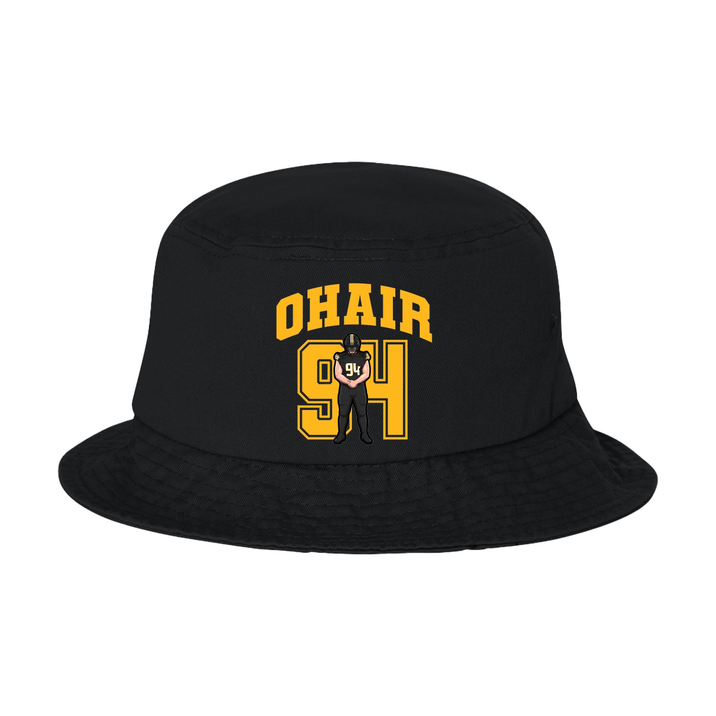Bucket Cap — Number in Black
