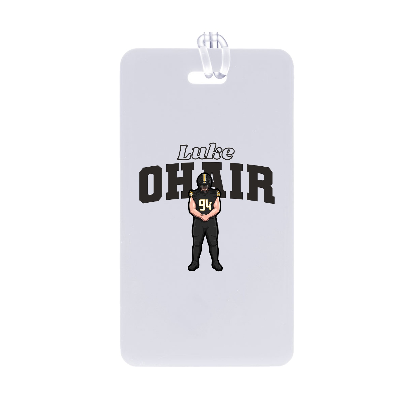 Bag Tag — Name Arch in Classic