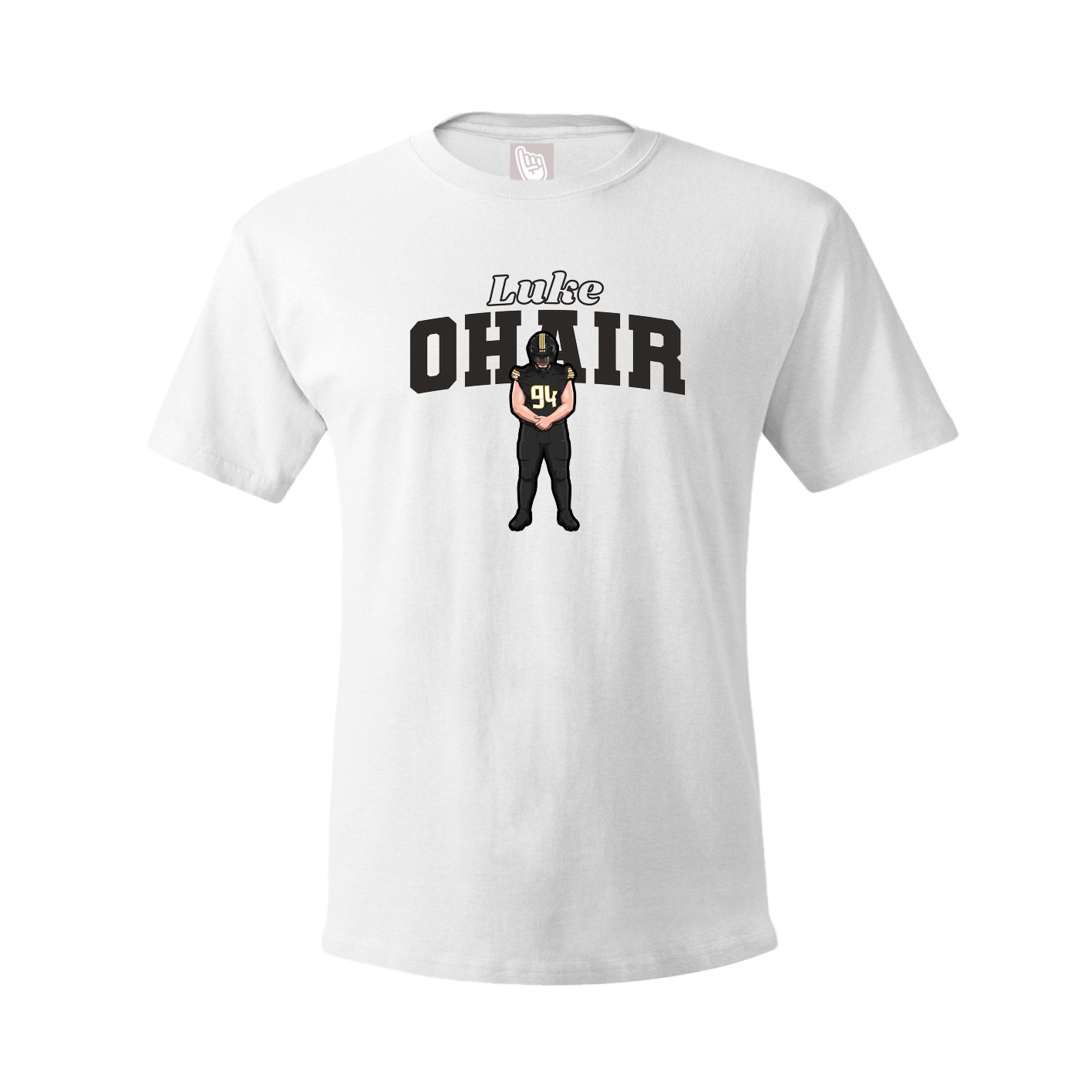 Tee — Name Arch in White