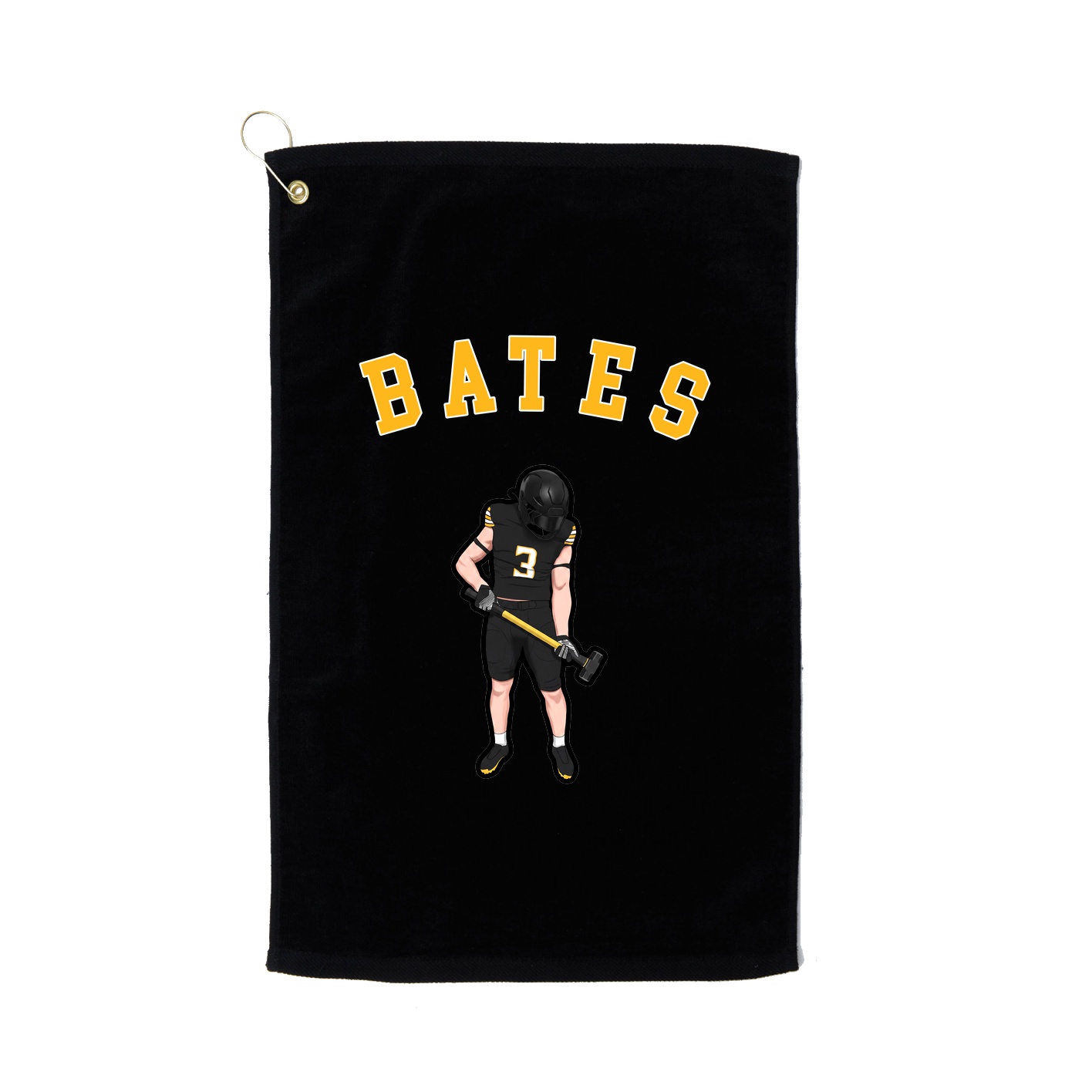 Golf Towel — Shirsey Arch in Black