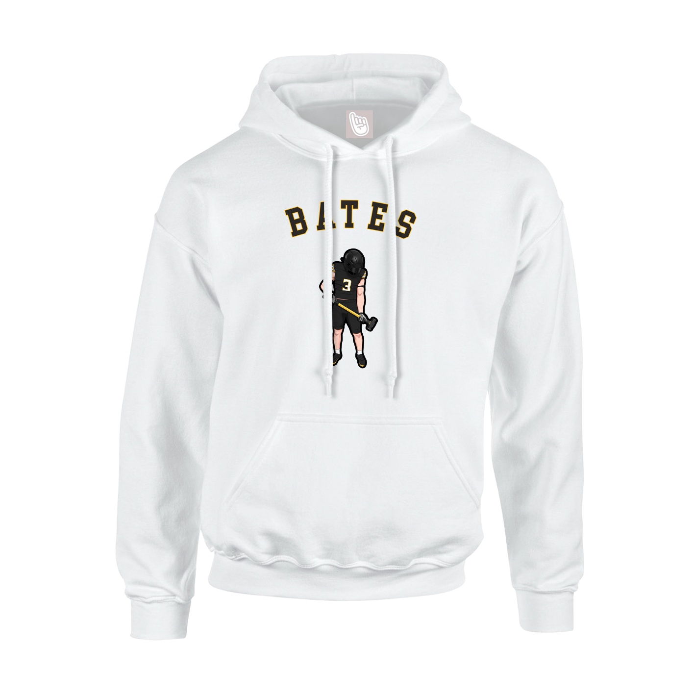 Youth Hoodie — Shirsey Arch in White