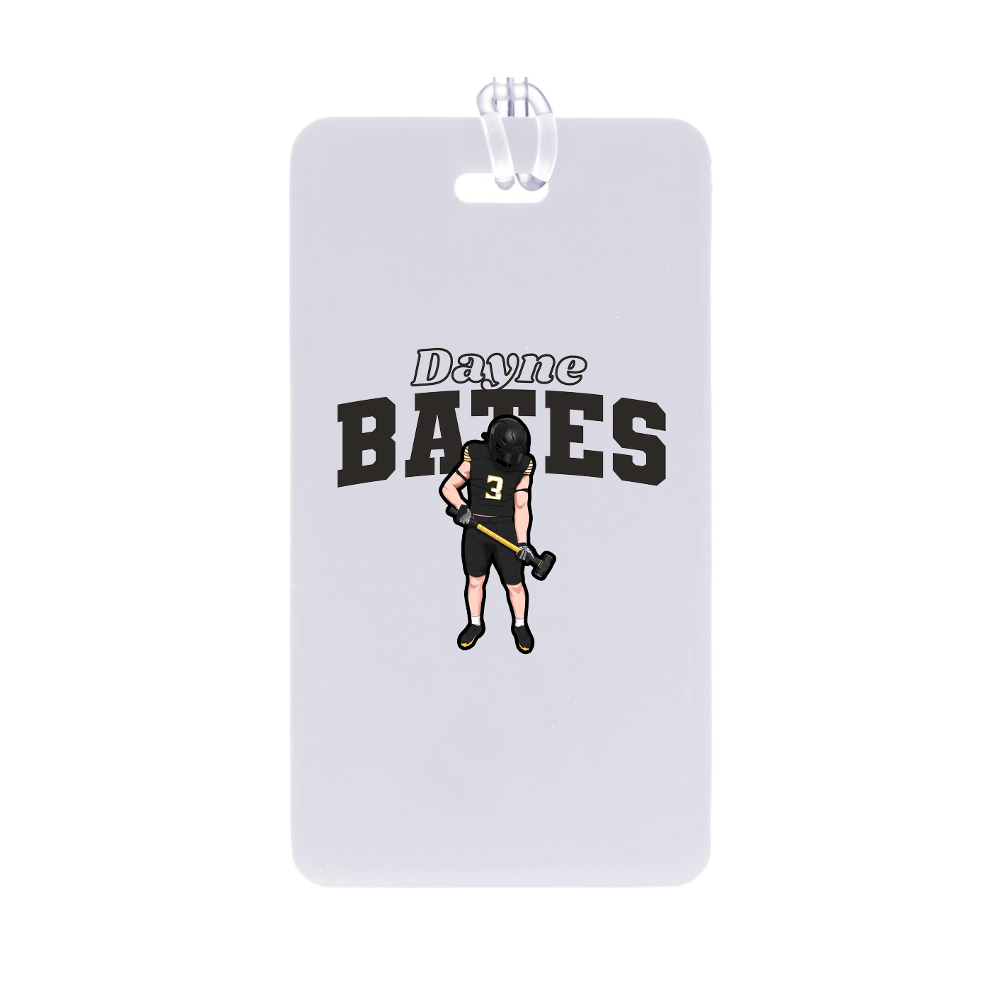 Bag Tag — Name Arch in Classic