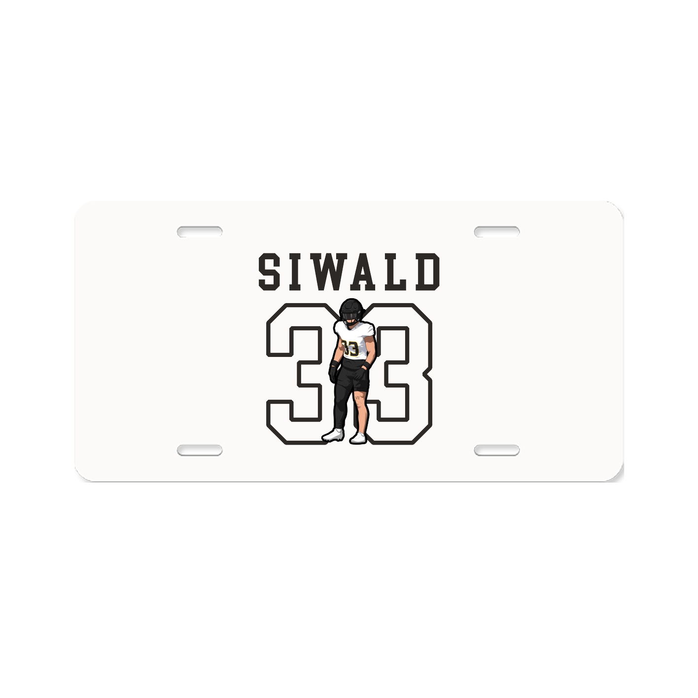License Plate — Shirsey in Classic