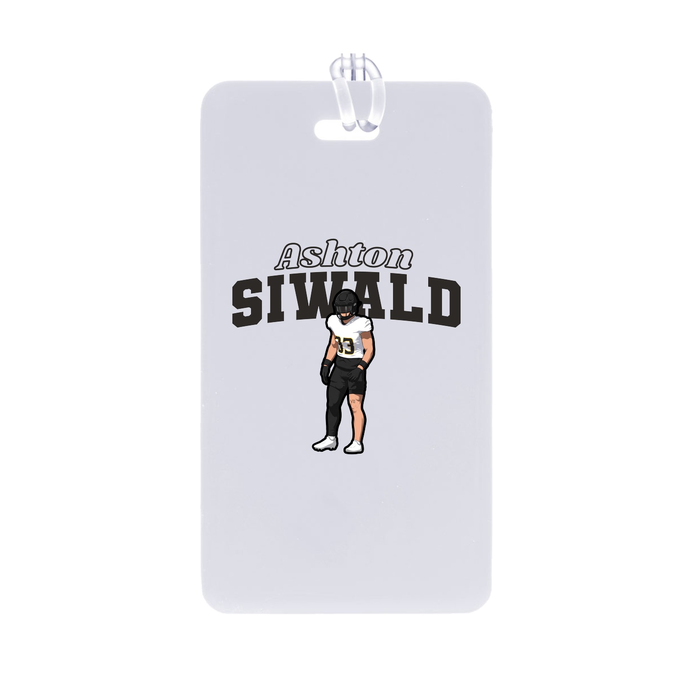 Bag Tag — Name Arch in Classic