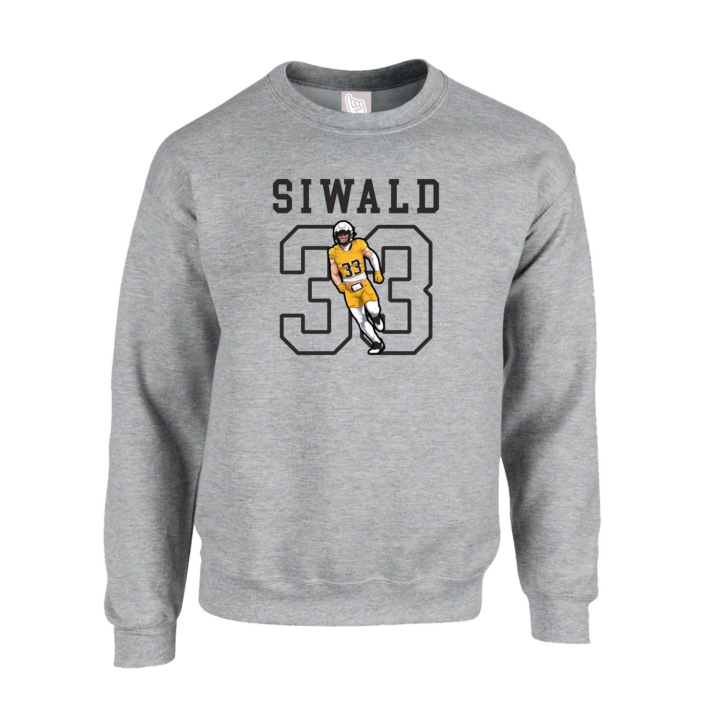 Fleece Crew — Shirsey in Grey