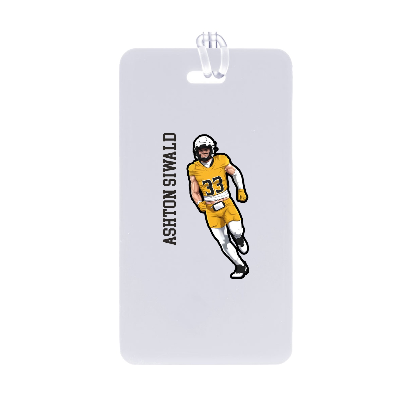 Bag Tag — Name Vertical in Classic