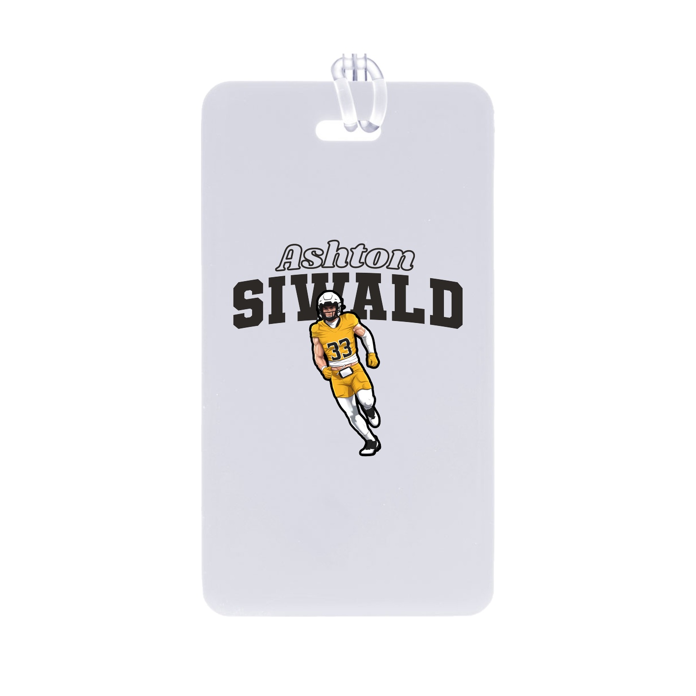 Bag Tag — Name Arch in Classic