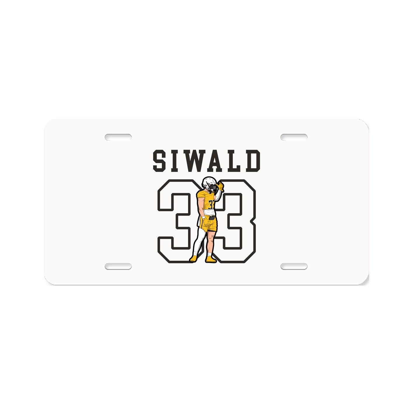 License Plate — Shirsey in Classic