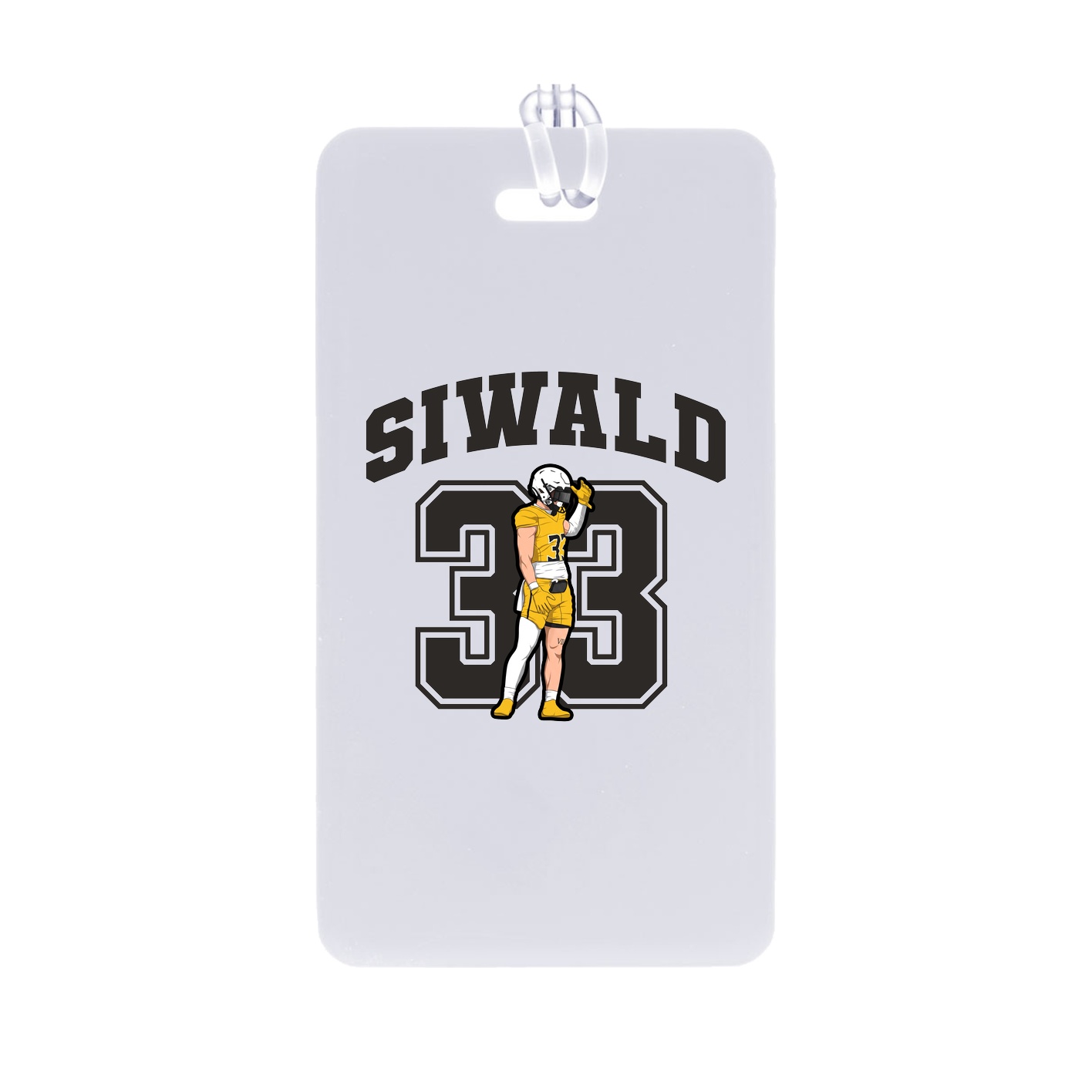 Bag Tag — Number in Classic