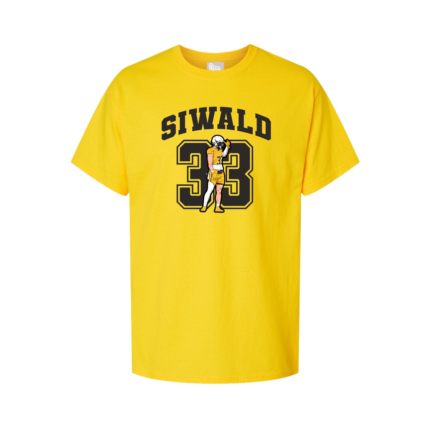 Youth Tee — Number in Gold