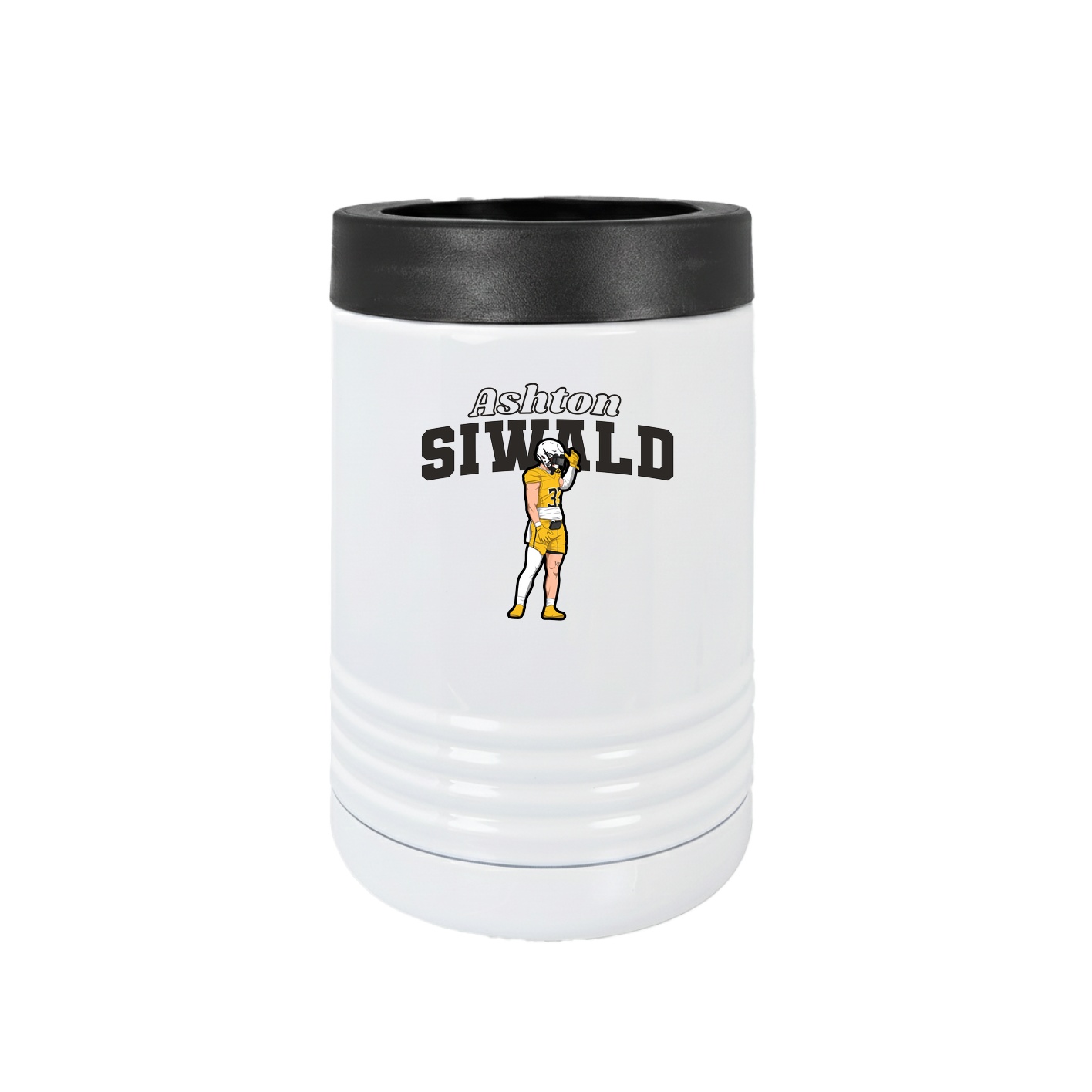 Beverage Holder — Name Arch in White