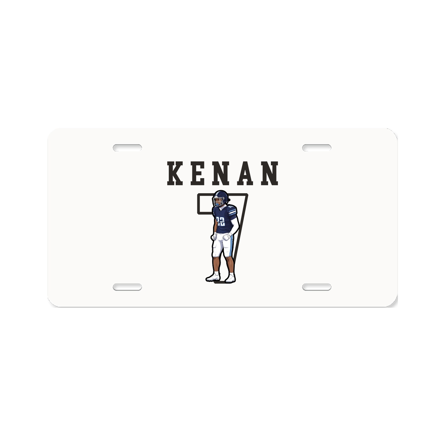 License Plate — Shirsey in Classic