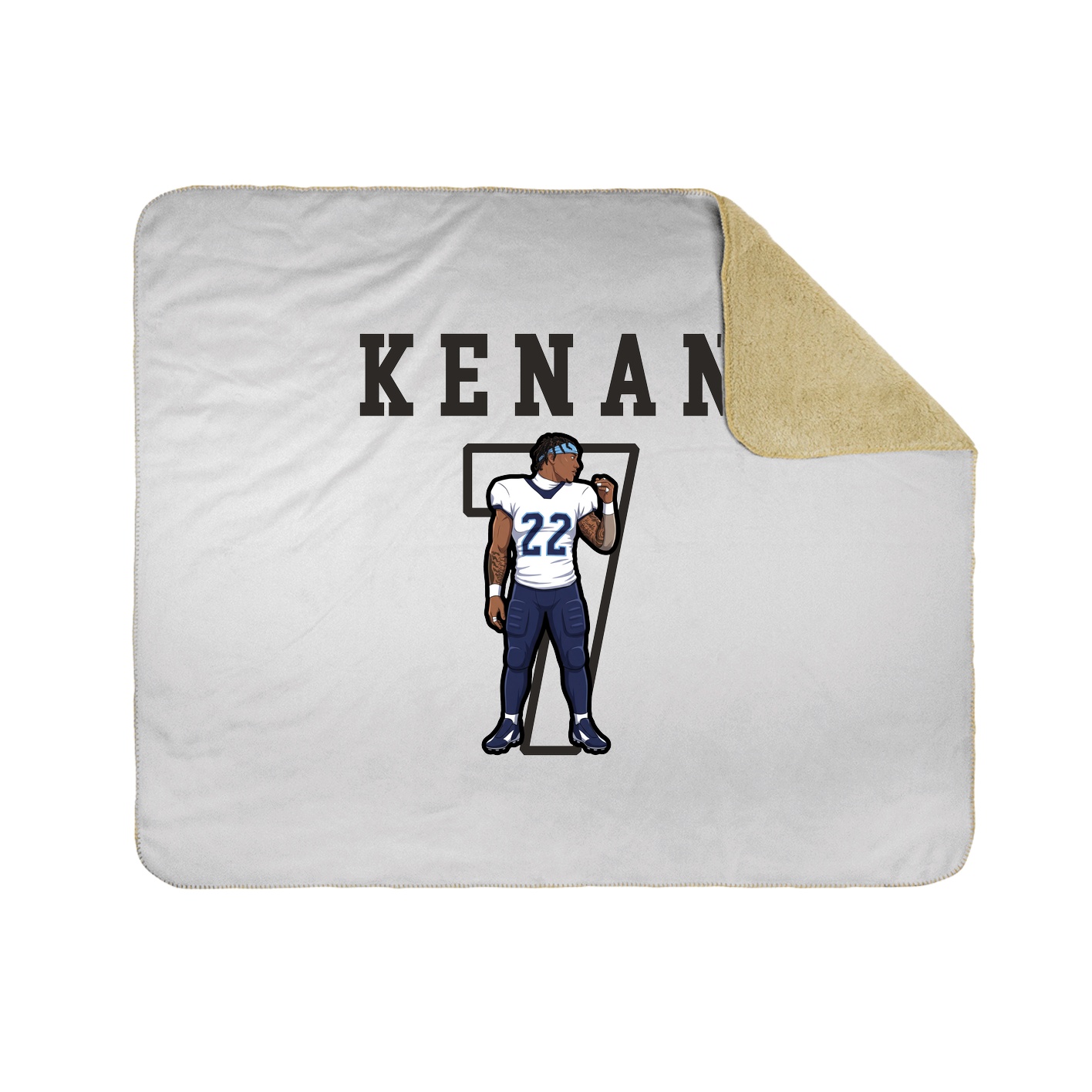 Throw Blanket — Shirsey in White