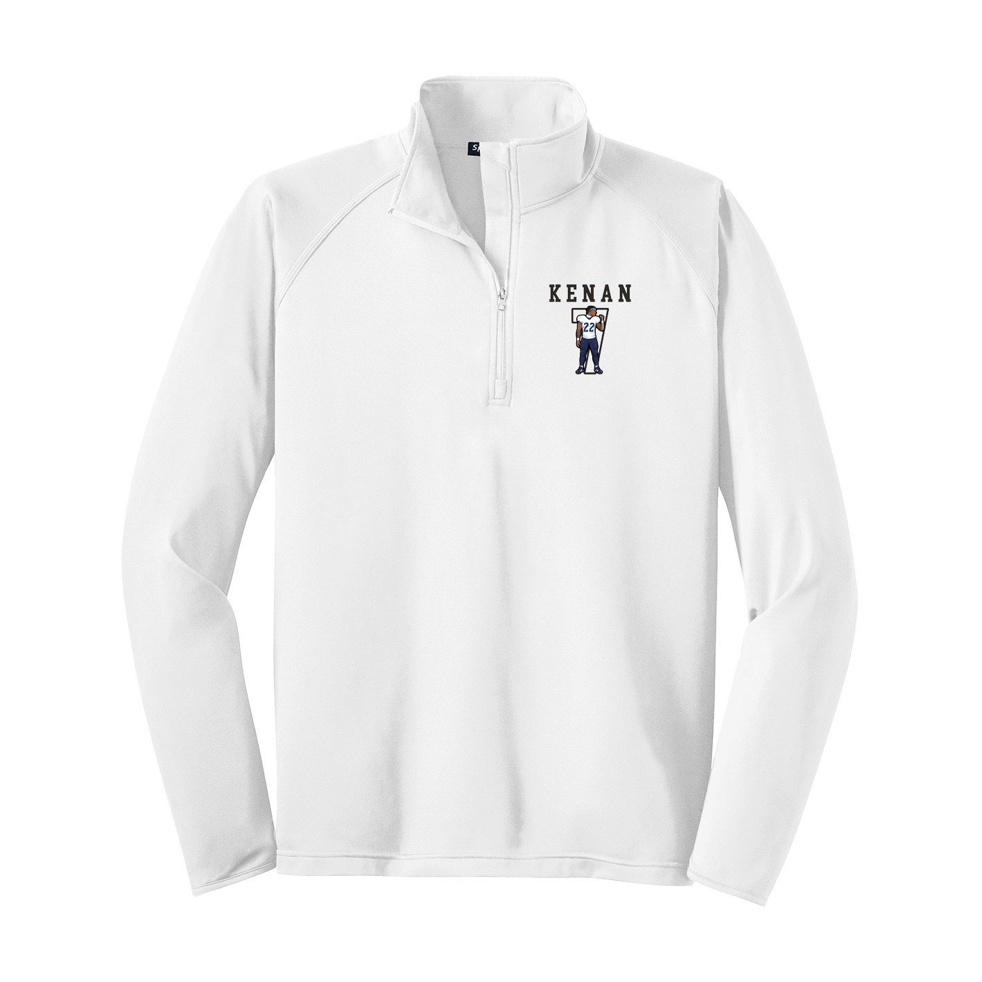 Q-Zip Pullover — Shirsey in White