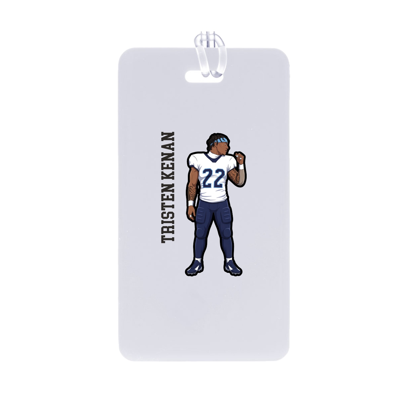 Bag Tag — Name Vertical in Classic