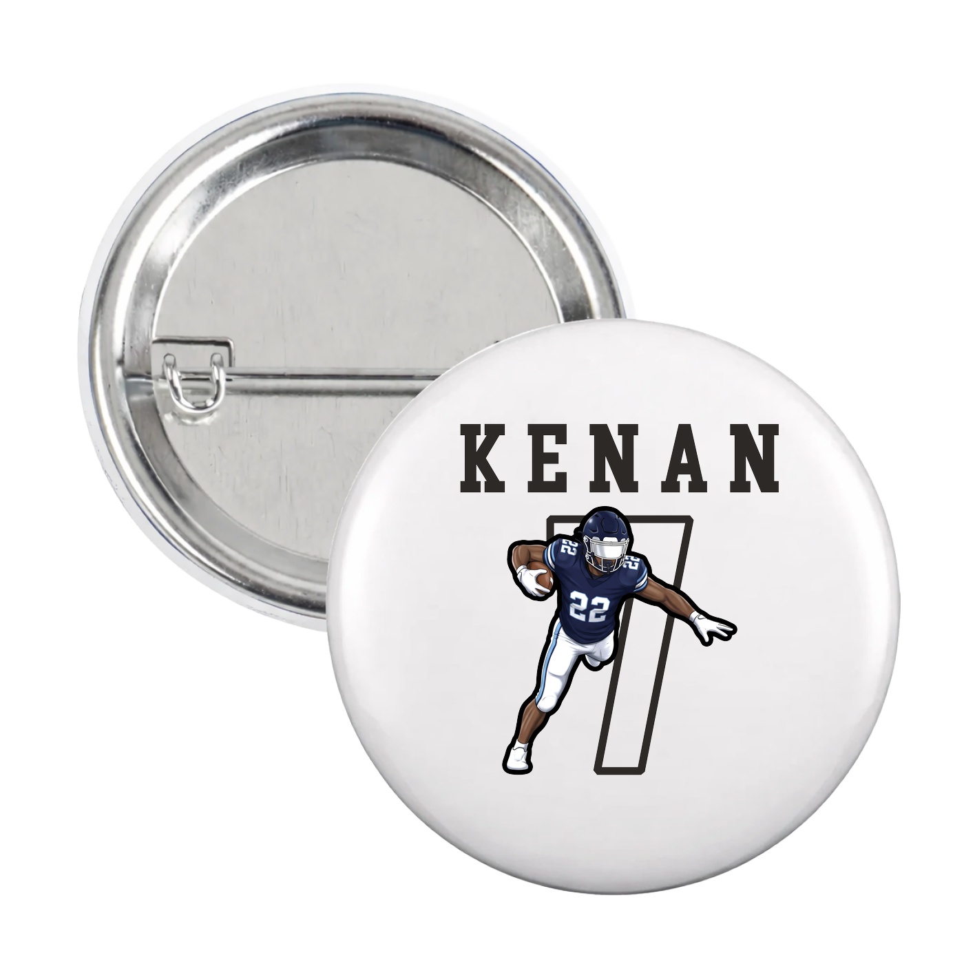 Game Day Button — Shirsey in White