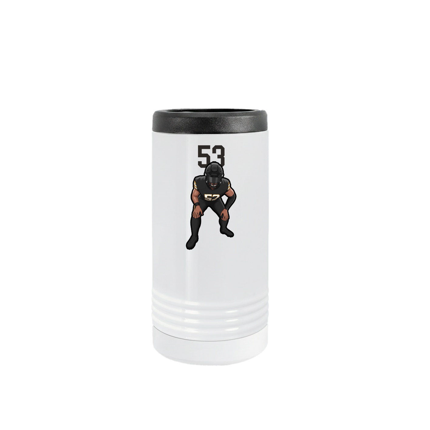Slim Beverage Holder — Number Top in White