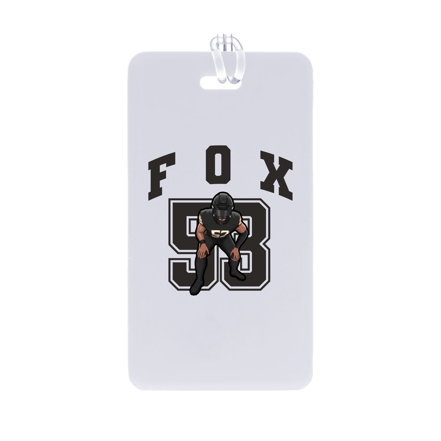 Bag Tag — Number in Classic