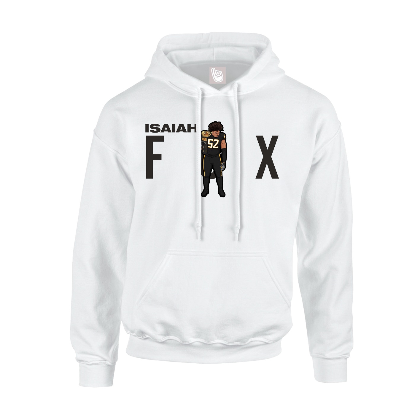 Hoodie — Player Name in White