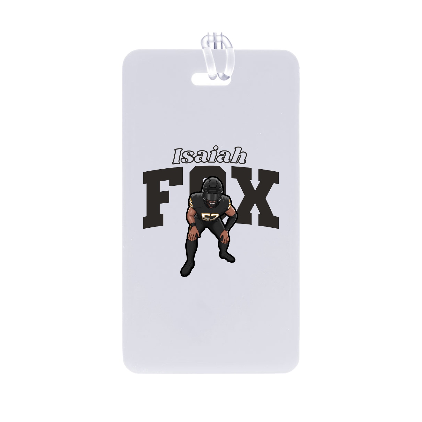 Bag Tag — Name Arch in Classic