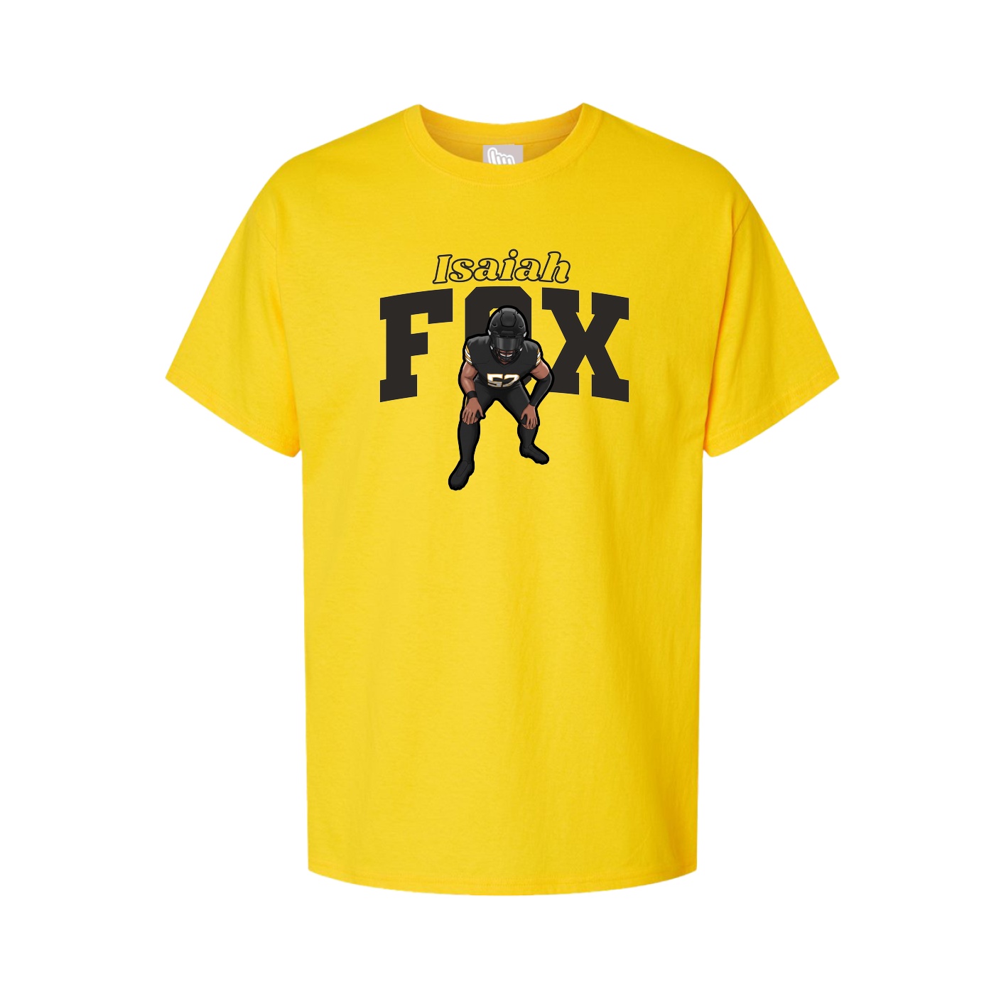 Youth Tee — Name Arch in Gold