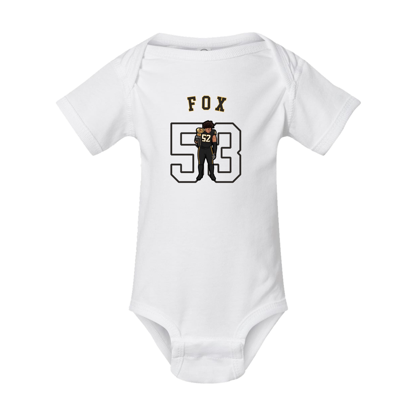 Baby Onesie — Shirsey Arch in White