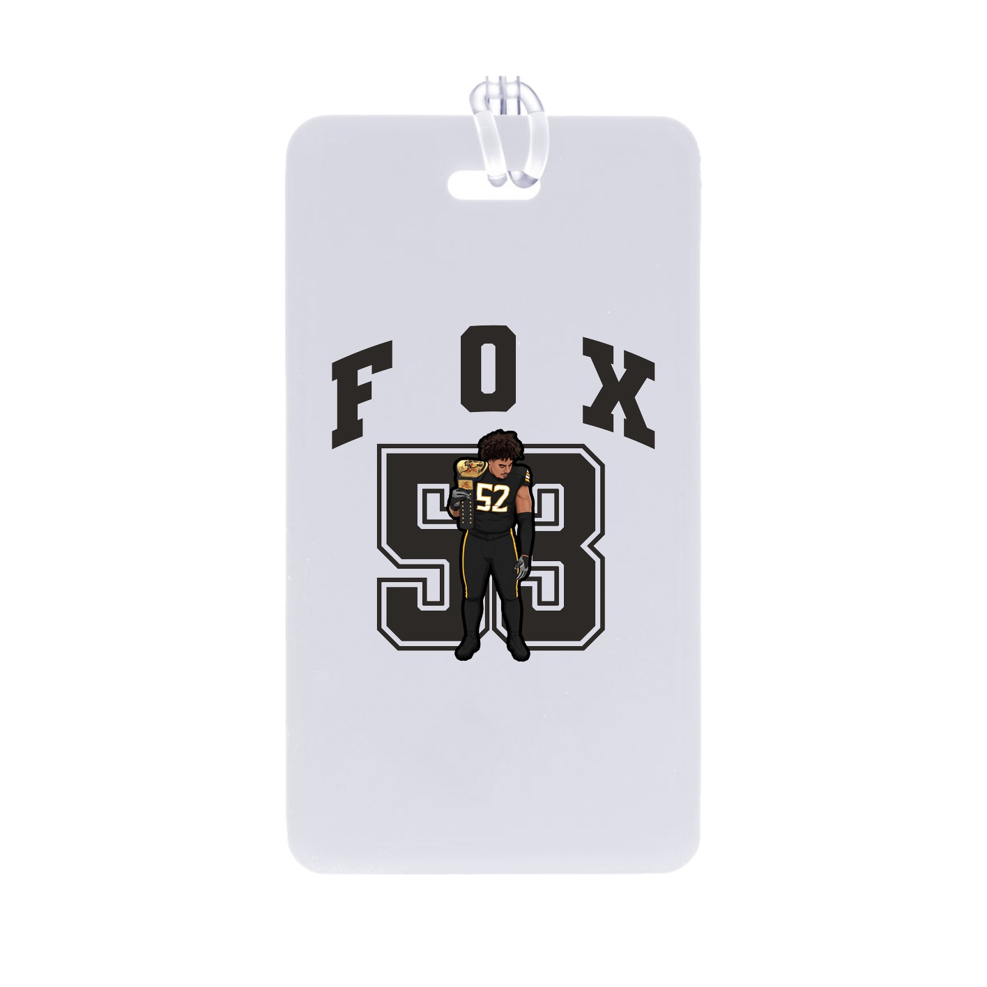 Bag Tag — Number in Classic