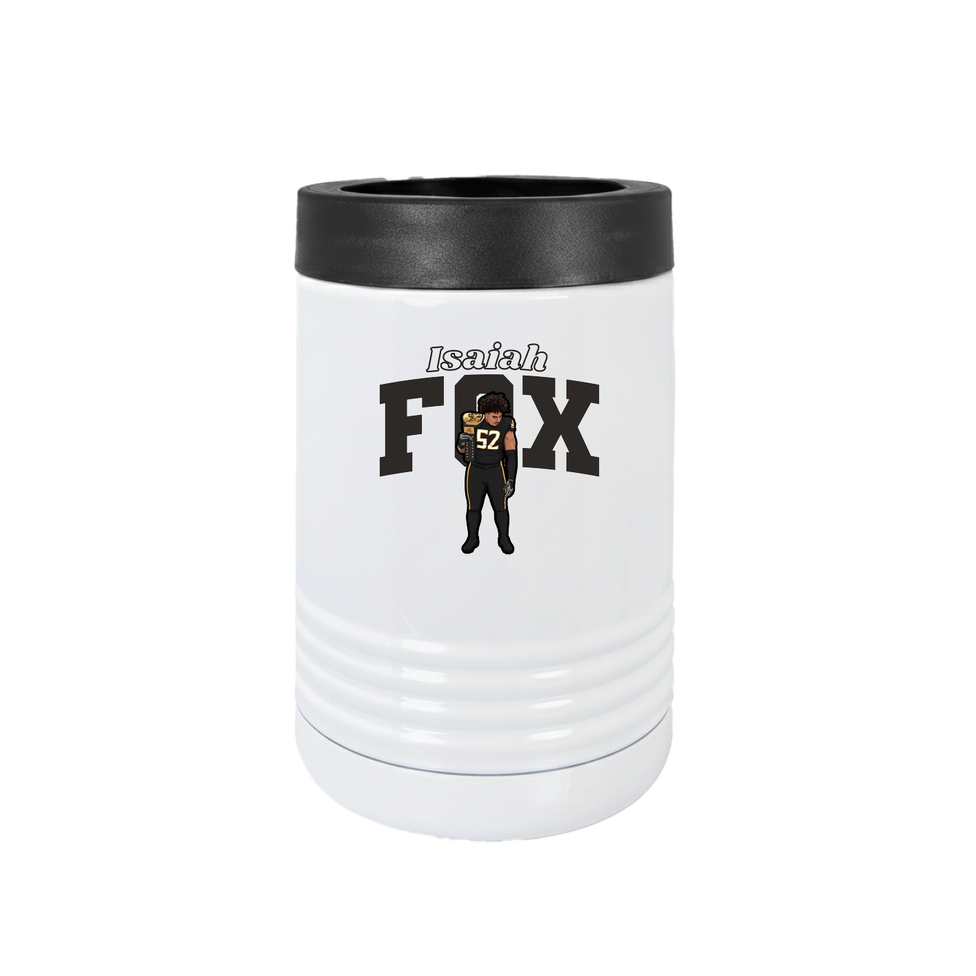 Beverage Holder — Name Arch in White