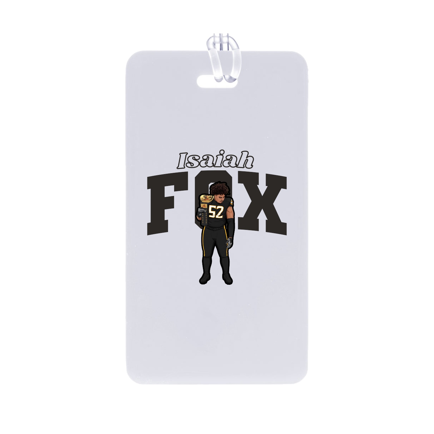 Bag Tag — Name Arch in Classic