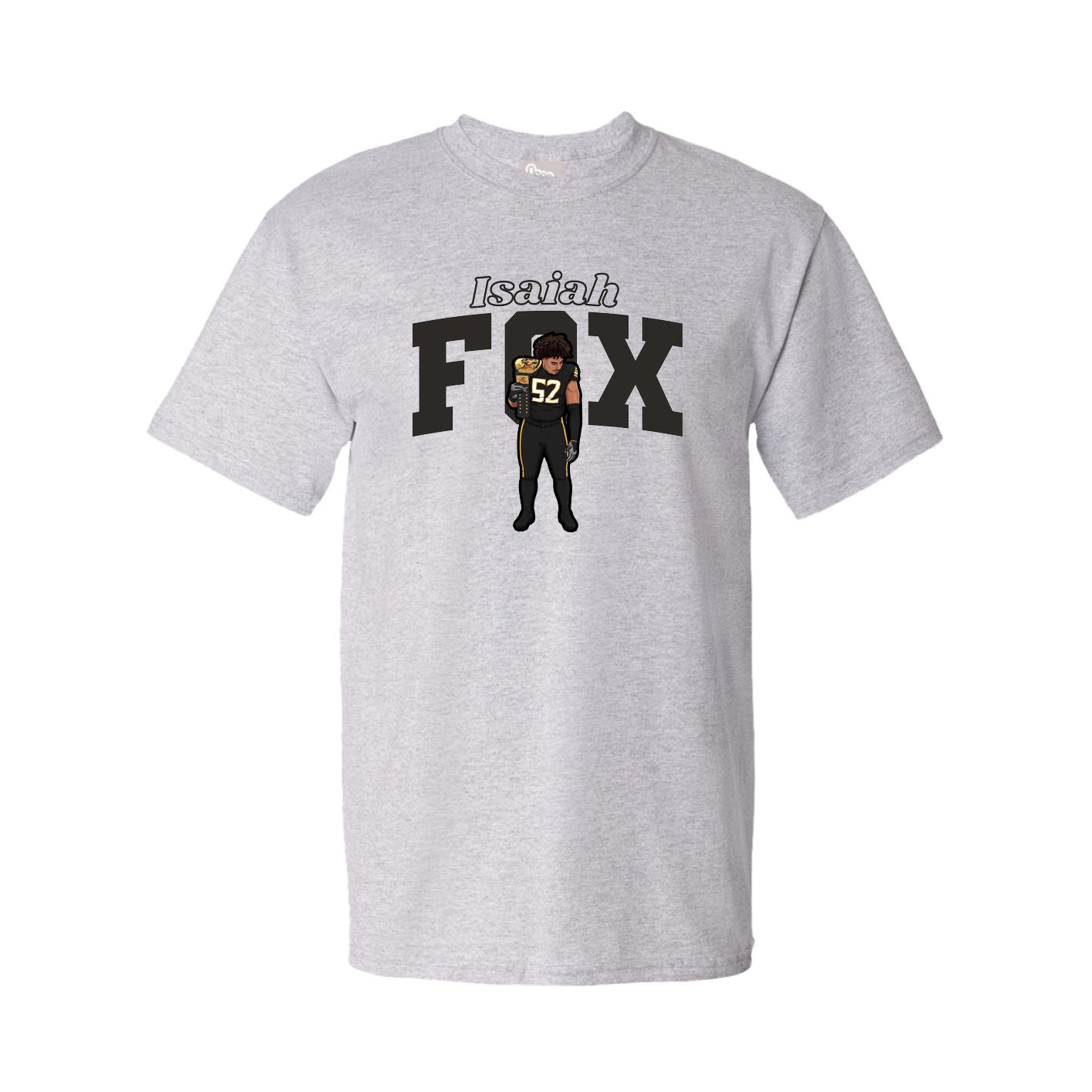 Tee — Name Arch in Grey