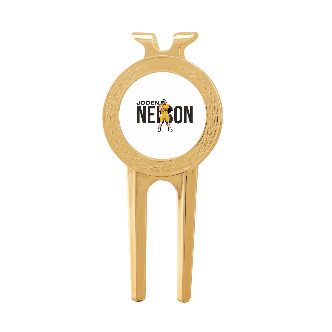 Divot Tool with Ball Marker — Player Name in Classic