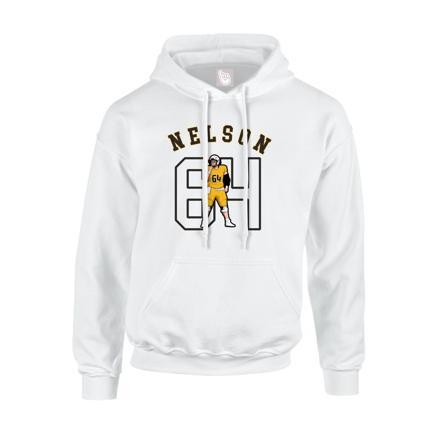 Hoodie — Shirsey Arch in White