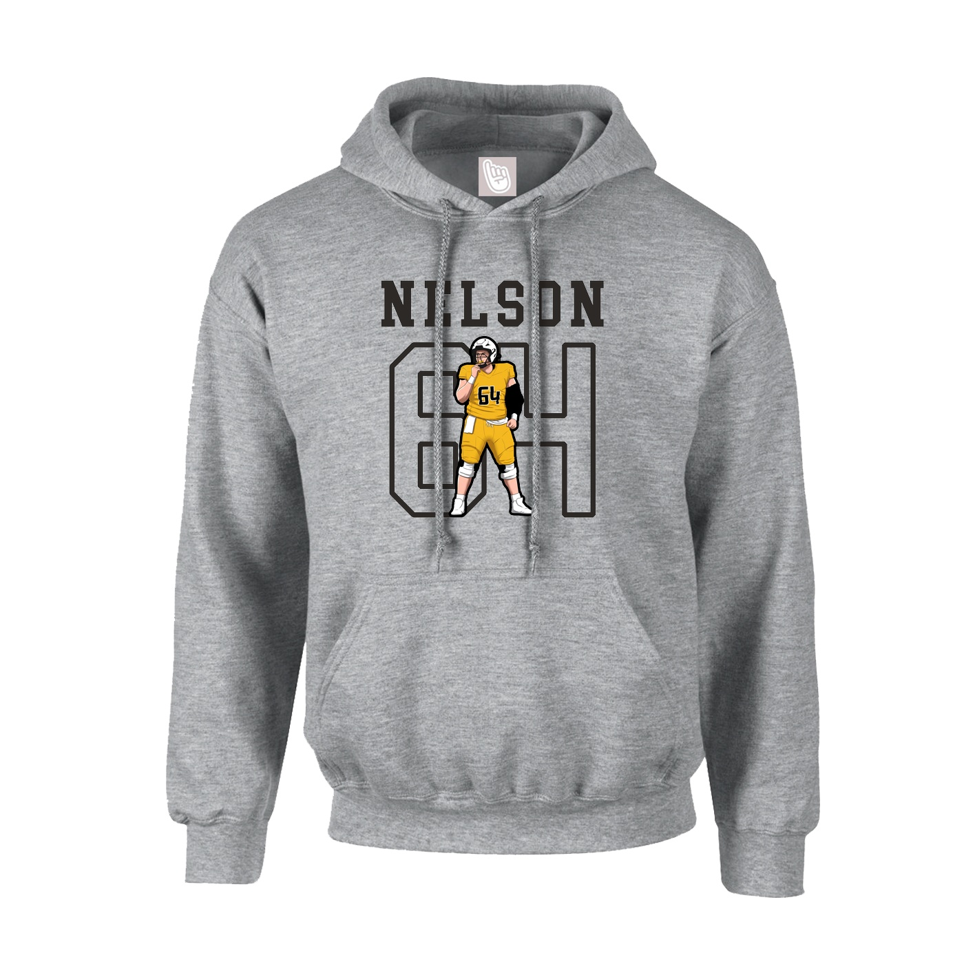 Hoodie — Shirsey in Grey