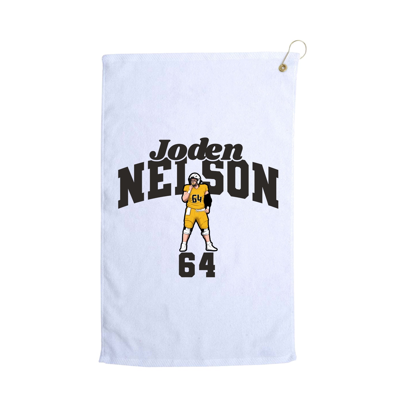Golf Towel — Signature Arch in White