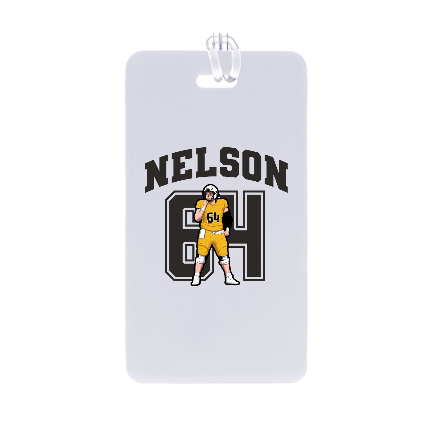 Bag Tag — Number in Classic