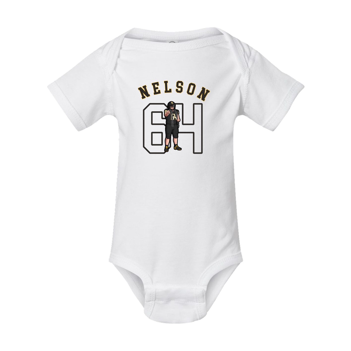 Baby Onesie — Shirsey Arch in White