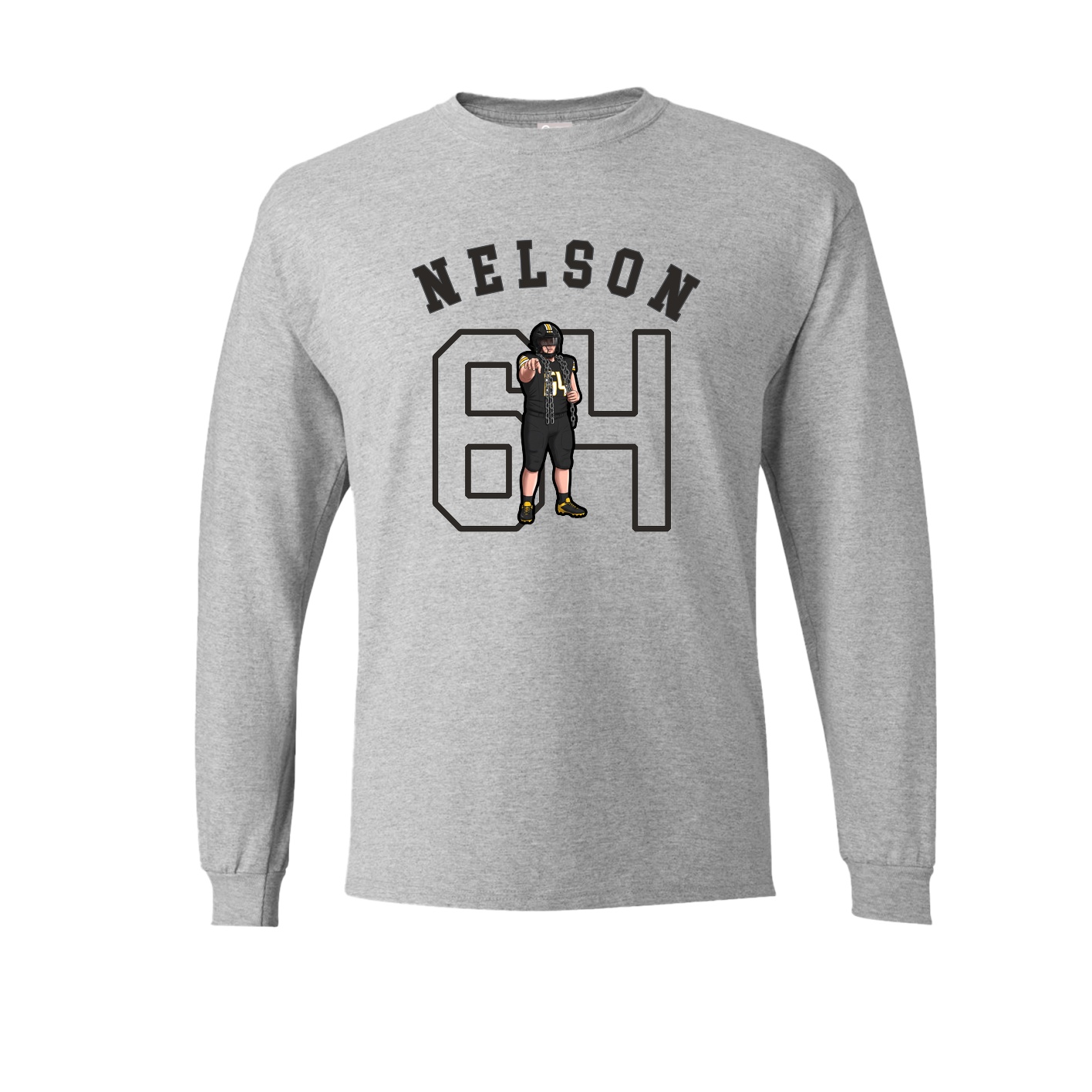Long Sleeve Tee — Shirsey Arch in Grey